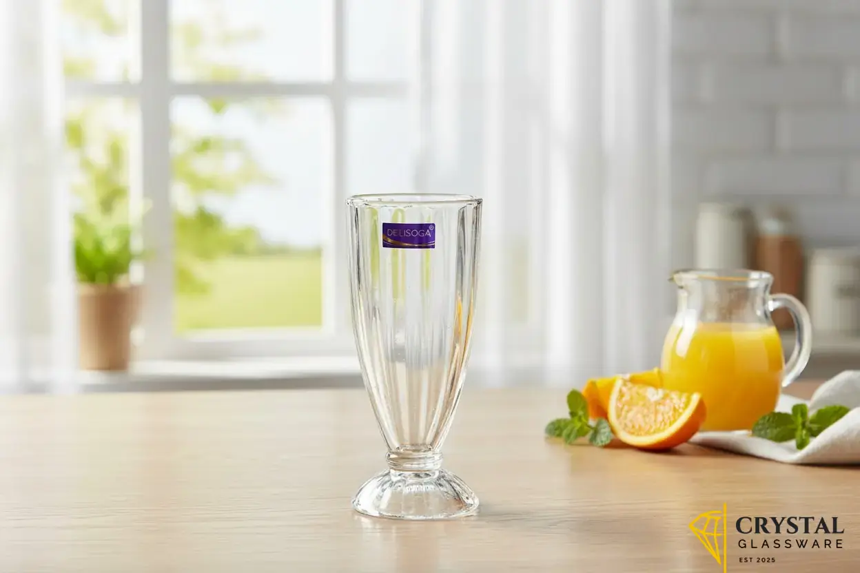 Delisoga premium milkshake or falooda glass  — Crystal Glassware Pakistan
